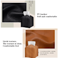 Miniatyrbillede 8 af 10: PU Læder Tissue Box SORT black
