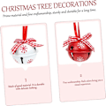 Pikkukuva 7 / 10: 5 KPL joulukuusenkello Xmas Decors PUNAINEN PUNAINEN red