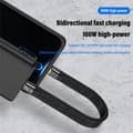 Miniatyrbillede 3 af 9: Thunderbolt 4 USB-C Kabel Type C Datakabel 22CM KABEL 22CM 22cm Cable