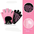 Miniatyrbillede 3 af 10: Halvfingerhandsker Yogahandsker SORT M black M