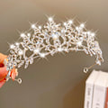 Miniatyrbillede 1 af 10: Princess Crown Tiaras Pandebånd STYLE 7 STYLE 7 Style 7