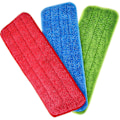 Miniatyrbilde 3 av 10: 6 STK Rengjøringsputer Mopppads Gjenbrukbare vaskbare spraymopppads blue