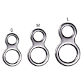 Miniatyrbillede 2 af 10: 20/30 stk. Fiskelokkestik Fiskeri Solid Ring M20STK 20STK M20pcs