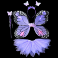 Pikkukuva 8 / 10: LED-lasten pukurekvisiitta Butterfly Wings setit KELTAINEN 4KPL/ SET Yellow 4pcs/set-4pcs/set