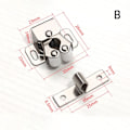 Pikkukuva 1 / 10: 5 kpl Kaapin salpa Kaksoisrullan salpa B 5 KPL B 5 KPL B 5PCS