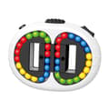 Magic Bean Cube Puzzle Toy Brain Teaser Leker HVIT White