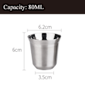 Miniatyrbillede 1 af 10: Kaffekop Drikkekop 80ML 80ML