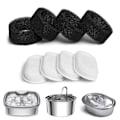 Miniatyrbillede 7 af 10: Pet Founian Filter Vandfiltre 8 STK & 8 STK 8 STK & 8 STK 8Pcs & 8Pcs