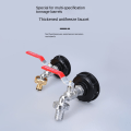 Miniatyrbillede 5 af 10: 1/2'' 3/4'' IBC Tank Drænhane Adapter Connector S60X6 Til Have Hane Udskiftning 1/2-set