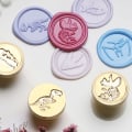 Miniatyrbilde 5 av 10: Forsegling Kobberhode voksforseglingsstempel 5 5 5