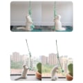 Miniatyrbillede 2 af 10: 2 Stk Scratch Rope Cat Stick Interactive Cat Hængelegetøj RØD Red