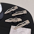 Pikkukuva 3 / 10: 3kpl Wave Barrettes Duckbill Clip MIXED MIXED Mixed