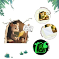 Miniatyrbillede 3 af 10: 5 stk Mouse Hole Wall Sticker Art Wall Decal 1 1 1