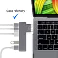 Miniatyrbillede 2 af 6: Type-C Splitter Han til Hun Dobbelt USB C til USB C