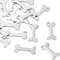 Miniatyrbillede 1 af 6: Bone Charm Hunde Bone Char Rustfrit Stål Pet Charm
