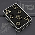 Miniatyrbild 2 av 10: 7st DND Metal Dice Set Game Dice 01 01 01