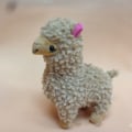 Miniatyrbilde 2 av 10: Alpakka plysjlekedyr Plysjdukke 01 01 01