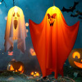 Miniatyrbilde 7 av 10: Halloween Lampe LED String Lights ORANGE SMALL-SCREAM Orange Small-Scream-Small-Scream