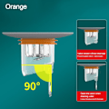 Miniatyrbillede 1 af 10: Gulvafløb Afløbsdæksel ORANGE orange