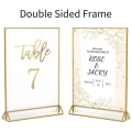 Miniatyrbillede 5 af 5: 6 Stk Akryl Skilte Holder Bord Menu Holdere Billedrammer