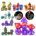 Pikkukuva 4 / 10: 7 kpl / set DND Dice Polyhedral Dice STYLE 14 STYLE 14 Style 14