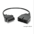 Miniatyrbillede 2 af 5: Obdii Obd2 Auto Diagnostic Connector Adapter Kabel