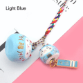 Miniatyrbilde 1 av 10: Dobbel Lucky Cat anheng Japansk Lucky Cat Cat Ornament LIGHT Light Blue