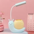 Miniatyrbillede 1 af 10: Skrivebordslampe LED Natlys BLÅ blue