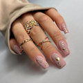 Miniatyrbillede 8 af 10: 24stk False Nails Long Square W540 W540 W540