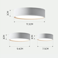 Miniatyrbillede 2 af 10: Led Loftslampe Led Downlight SORT--12W SORT--12W Black--12W
