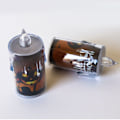 Miniatyrbillede 7 af 10: Elektronisk stearinlyslampe Halloween stearinlys C C C