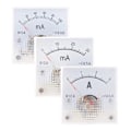 Miniatyrbilde 6 av 10: DC Amp Meter Analog Panel Meter 0-3A 0-3A