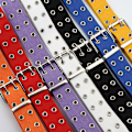 Miniatyrbillede 3 af 9: Nylon flettet bælte dobbelt pin spænde linning SORT black