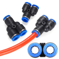 Miniatyrbillede 10 af 10: 5 stk Quick Release Connector Pneumatisk Fittings 5 STK PY-8 5 STK 5pcs PY-8