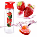 Miniatyrbilde 9 av 10: Vannflaske Fruit Infuser Flasker GUL yellow