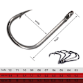Miniatyrbillede 3 af 10: High-carbon stål fiskekrog Hawksbill Enkelt krog 100 STK 100 STK 100PCS