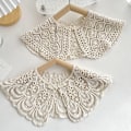 Miniatyrbillede 9 af 9: Lace falsk krave dame topkraver C C C