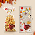 Miniatyrbillede 3 af 10: 50/100 stk Thanksgiving-slikposer Slik-kagepose A A A