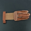 Miniatyrbillede 3 af 9: Bueskydningshandsker 3 Finger Tab Guard SORT Black
