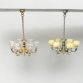 Miniatyrbilde 6 av 10: Dukkehus Light Miniatyr Lysekrone 4(CAN LIGHT) 4(CAN LIGHT) 4(can light)