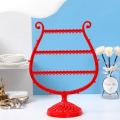 Miniatyrbilde 7 av 10: Oppbevaringsstativ for smykker display RØD red