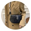 Miniatyrbillede 4 af 10: Sadeltaske Crossbody Håndtasker SORT black