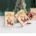 Miniatyrbillede 7 af 10: 5 stk. Merry Christmas Candy Boxes Book Shape Pakkeæske 5pcs
