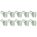 Miniatyrbilde 6 av 10: 20stk Abo Float Connectors Clear Snap SVART SORT Black