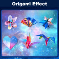 Miniatyrbillede 7 af 10: Origami Paper Paper Art Materiale 01 01 01
