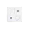 Miniatyrbillede 1 af 10: 5 Stk Wall Stickers Vægkantliste SØLV silver