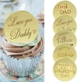 Miniatyrbillede 8 af 10: 50 stk Cake Top Flag Cupcake Topper 02 02 02