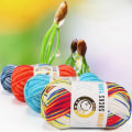 Pikkukuva 9 / 9: 2kpl Rainbow Lanka Puuvillalanka 03 03 03
