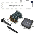 Miniatyrbilde 2 av 10: Solar Fairy String Lights LED Lights String WARM WHITE 200 LEDS Warm white 200 Leds-200 Leds