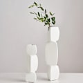Miniatyrbillede 4 af 10: Minimalistisk Vase Sort Vase HVID A A white A-A